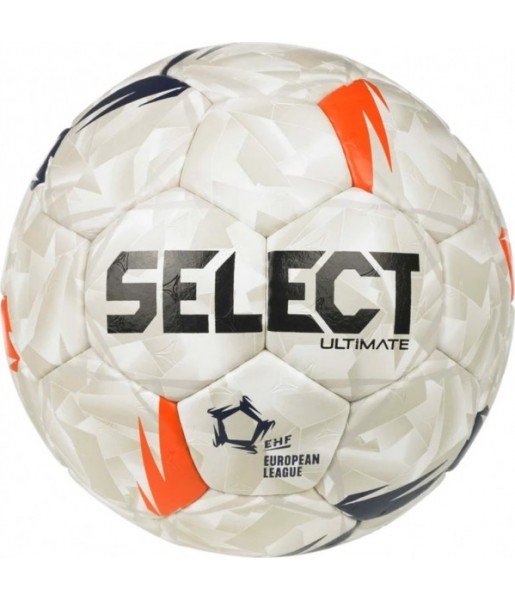 Piłka ręczna Select Ultimate EHF European League V26 biało-szara rozmiar 3
