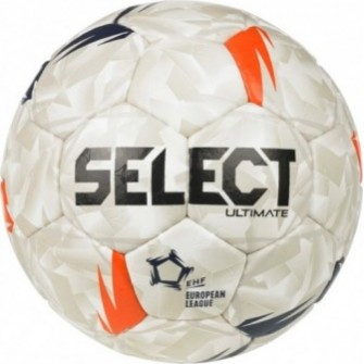 Piłka ręczna Select Ultimate EHF European League V26 biało-szara rozmiar 3