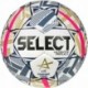 Piłka ręczna Select Replica EHF Champions League V26 220045 biało-szara, ręcznie szyta z pęcherzem Zero-Wing i pianką 3 mm