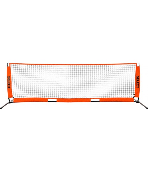 Siatka do siatkonogi Select 800066 pomarańczowo-czarna 300x87 cm z kołkami do naturalnej murawy i torbą transportową
