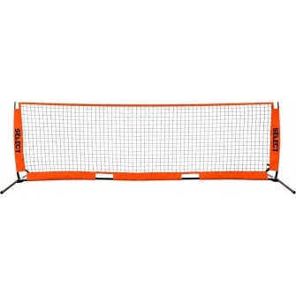Siatka do siatkonogi Select 800066 pomarańczowo-czarna 300x87 cm z kołkami do naturalnej murawy i torbą transportową