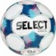 Piłka nożna Select Brillant Super FIFA Quality Pro V25 biało-niebieska rozmiar 5, 32 panele i strukturalna powierzchnia 3D