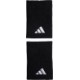 Frotki Adidas Tennis Wristband Large IC3568 czarne 2 sztuki długość 12 cm do tenisa i intensywnych treningów