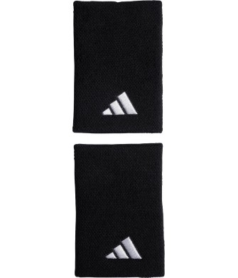 Frotki Adidas Tennis Wristband Large IC3568 czarne 2 sztuki długość 12 cm do tenisa i intensywnych treningów