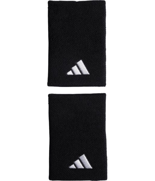 Frotki Adidas Tennis Wristband Large IC3568 czarne 2 sztuki długość 12 cm do tenisa i intensywnych treningów