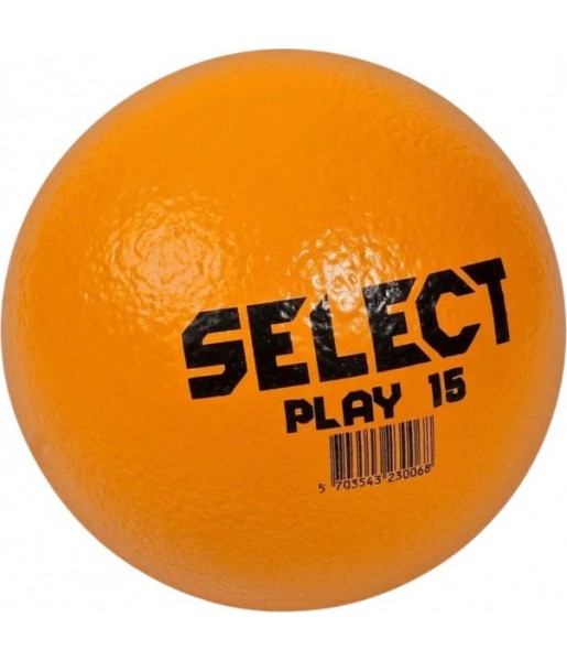 Piłka piankowa Select Foam Ball Play 15 430005 pomarańczowa 46 cm z miękkiej pianki i powłoką PU do gier i ćwiczeń dzieci