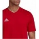 Koszulka męska Adidas Entrada 22 Tee czerwona. 100% bawełna, regularny krój i dekolt V. Wygodna na co dzień i dla klubów. Kup w 