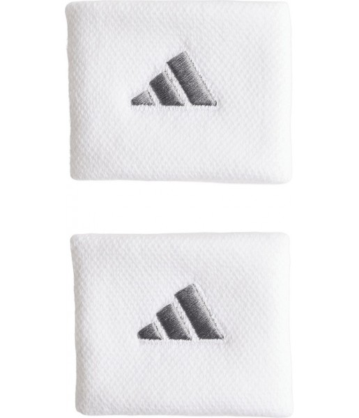 Frotki Adidas Tennis Wristband Small białe 2 sztuki na nadgarstek
