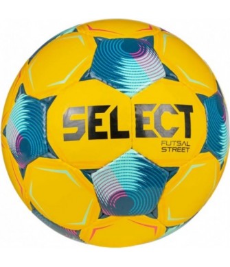 Piłka nożna Select Futsal Street V26 310023 żółto-niebieska rozmiar 4 do gry na asfalcie i betonie
