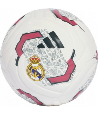 Piłka nożna Adidas Real Madrid Home Mini 26/27 KE5124 biała rozmiar 1 z godłem Realu Madryt