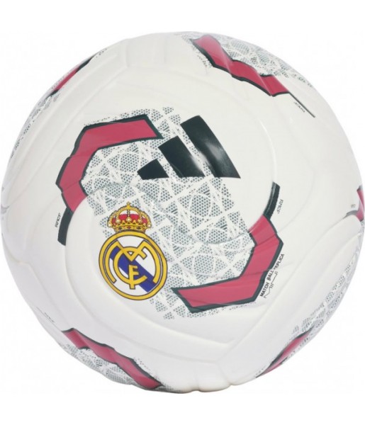Piłka nożna Adidas Real Madrid Home Mini 26/27 KE5124 biała rozmiar 1 z godłem Realu Madryt