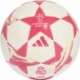 Piłka nożna Adidas UEFA Champions League 26/27 Real Madrid Mini KE5107 biało-różowa rozmiar 1 z godłem Realu Madryt