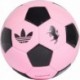 Piłka nożna Adidas Juventus Away Mini 26/27 KE5117 różowo-czarna rozmiar 1 z godłem Juventusu