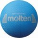 Piłka siatkowa Molten Soft Volleyball S2Y1250-C niebieska gumowa dla dzieci i początkujących