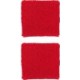 Frotki na rękę Nike Swoosh Wristbands 2 szt. N1012405610 czerwone z białym logo Nike