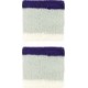 Frotki na rękę Nike Swoosh Wristbands 2 szt. N1012405043 szaro-fioletowo-białe z logo Nike