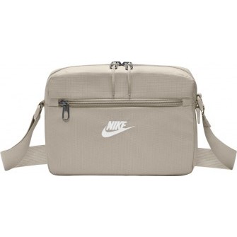 Torebka na ramię Nike Heritage 2.0 4 l IB4378 236 kremowa z regulowanym paskiem i haftowanym logo