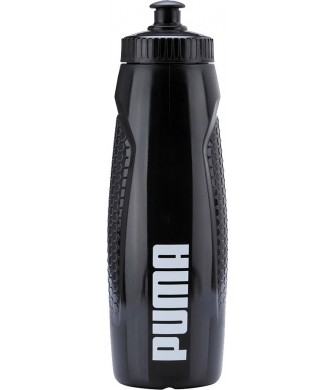 Bidon Puma TR Bottle Core 600 ml 053813 01 czarny z antypoślizgową powierzchnią i sportowym ustnikiem