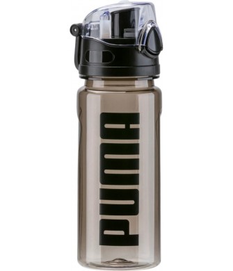 Bidon Puma TR Bottle Sportstyle 600 ml 053518 01 szary przezroczysty z blokadą zamknięcia