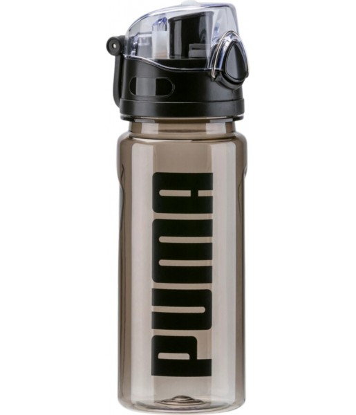 Bidon Puma TR Bottle Sportstyle 600 ml 053518 01 szary przezroczysty z blokadą zamknięcia