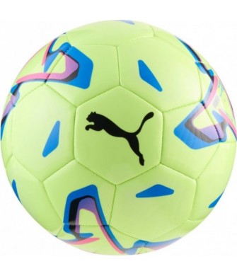 Piłka nożna halowa Puma Stellar Club Futsal 085086 02 zielono-niebieska z wielobarwnymi akcentami