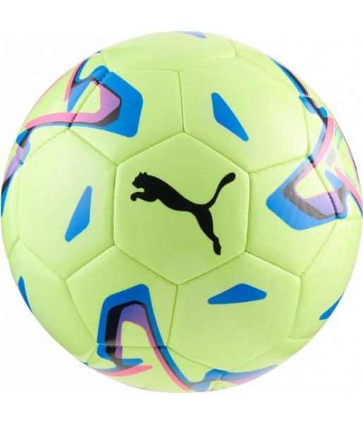 Piłka nożna halowa Puma Stellar Club Futsal 085086 02 zielono-niebieska z wielobarwnymi akcentami