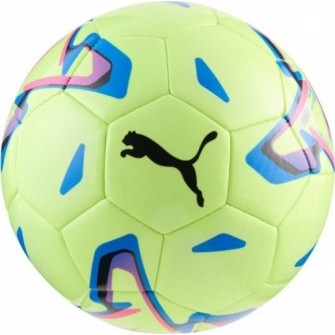 Piłka nożna halowa Puma Stellar Club Futsal 085086 02 zielono-niebieska z wielobarwnymi akcentami