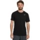 Koszulka sportowa męska Nike Dri-FIT DFC Crew Solid AR6029-010 czarna z białym logo Swoosh na piersi