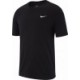 Koszulka sportowa męska Nike Dri-FIT DFC Crew Solid AR6029-010 czarna z białym logo Swoosh na piersi