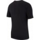 Koszulka sportowa męska Nike Dri-FIT DFC Crew Solid AR6029-010 czarna z białym logo Swoosh na piersi