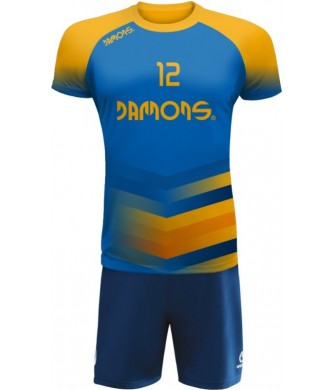 Strój Siatkarski Defender Pro P1 Junior Niebiesko-Żółty