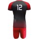strój siatkarski defender pro p4 junior granatowo-różowy z pełną sublimacją do szkół i siatkówki halowej