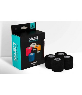 Taśma Select Do Getr/nagolenników 5 Cm * 4. 5M - Zestaw 4 Sztuk Czarna