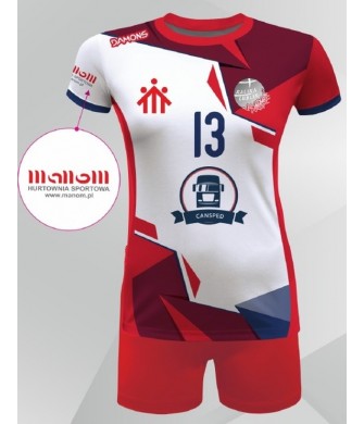 Stroje Siatkarskie Dziewczęce Master P7