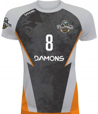 Koszulka Siatkarska Defender Pro P5 Szaro-Czarna