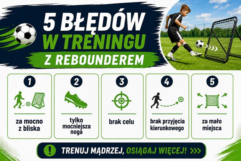 5 błędów w treningu z rebounderem piłkarskim