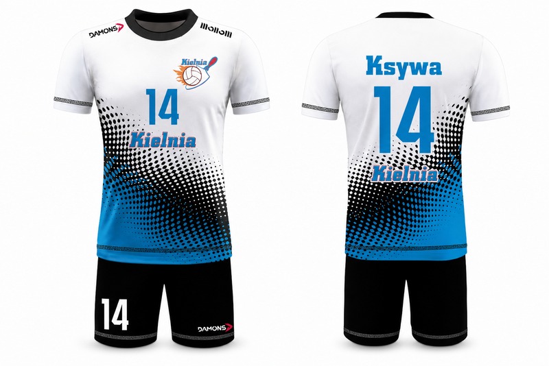 Personalizacja strojów siatkarskich z numerami, nazwiskami i logo